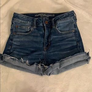 High rise American Eagle denim shorts